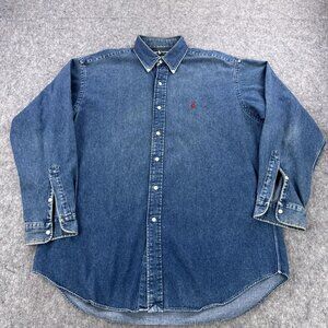 RALPH LAUREN Blaire MENS Denim Jeans Shirt POLO ST-Laurent YSL Gucci Balmain L